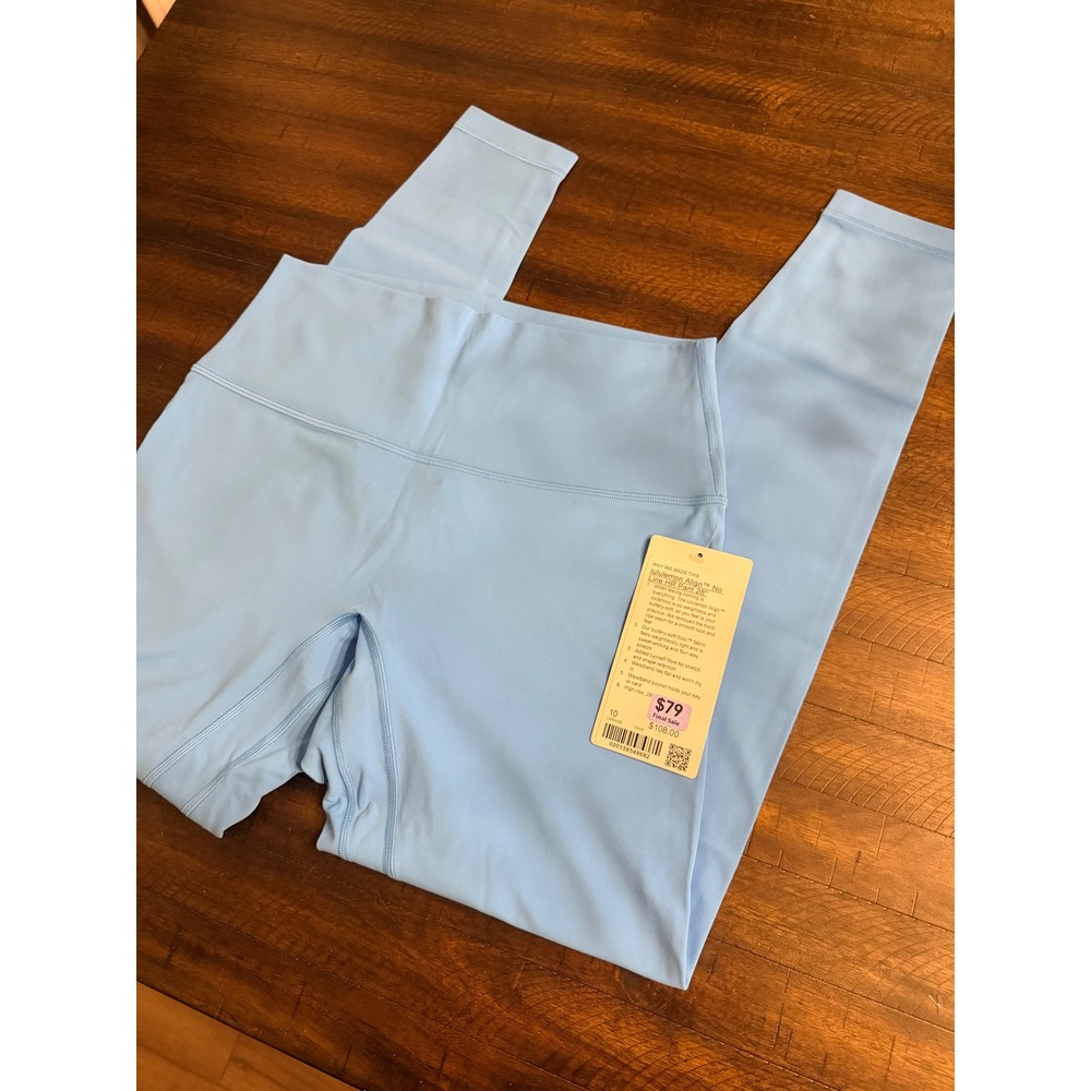 NWT Lululemon Align No Line HR Pant 28 Oasis Blue Nulu Yoga Leggings LW5IH3S 10